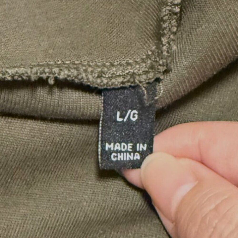 Mackage Army Green Lizia Cropped Pullover Half Zip - Picture 9 of 11